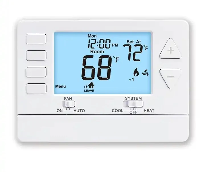 Model 3105 wired 24V two stage programmable air conditioner thermostat