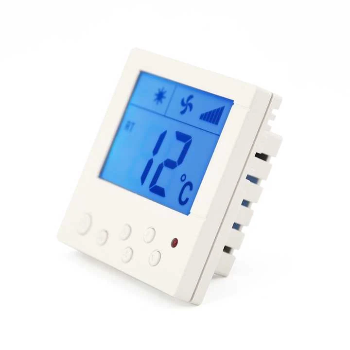 OCTK301AC 230V central FCU air conditioner control panel with LCD, view 2