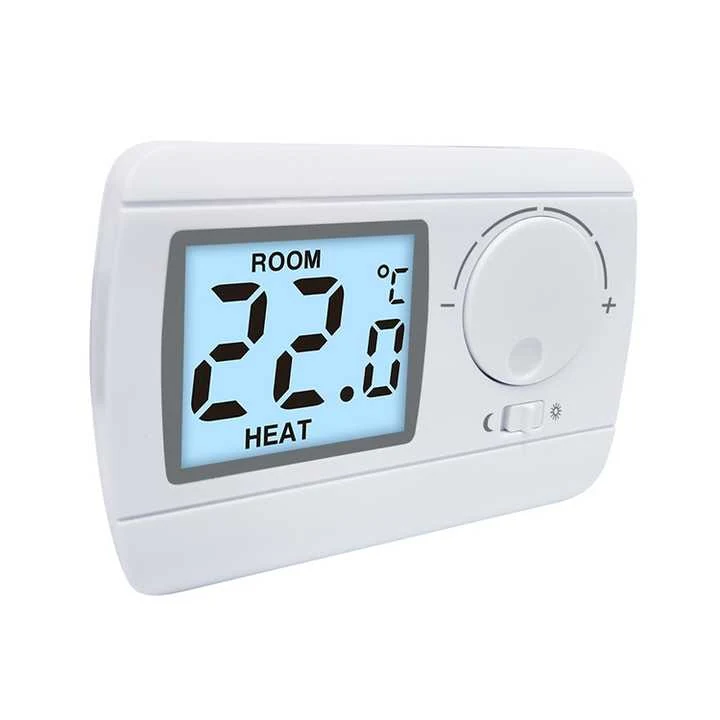 E3RF-L wireless RF gas boiler thermostat with colour LCD and matching receiver, view 5