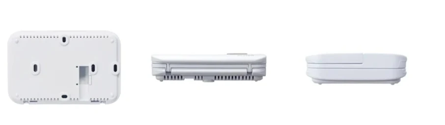 ST27 230V weekly programmable wired room thermostat with LCD and push buttons, view 7