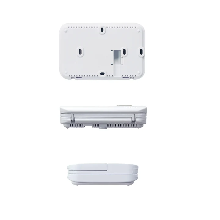 ST27 230V weekly programmable wired room thermostat with LCD and push buttons, view 6