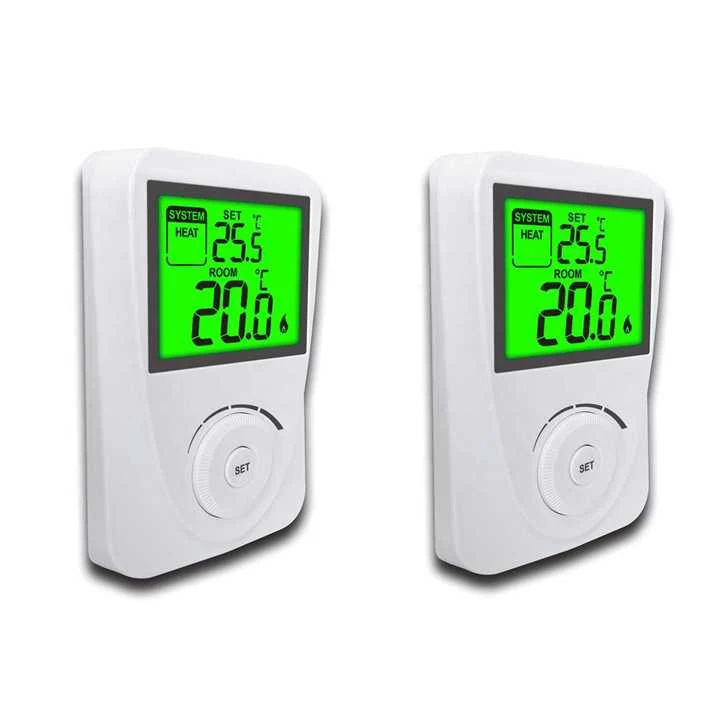 ST2603 230V non-programmable underfloor heating thermostat with large adjustment dial, view 2