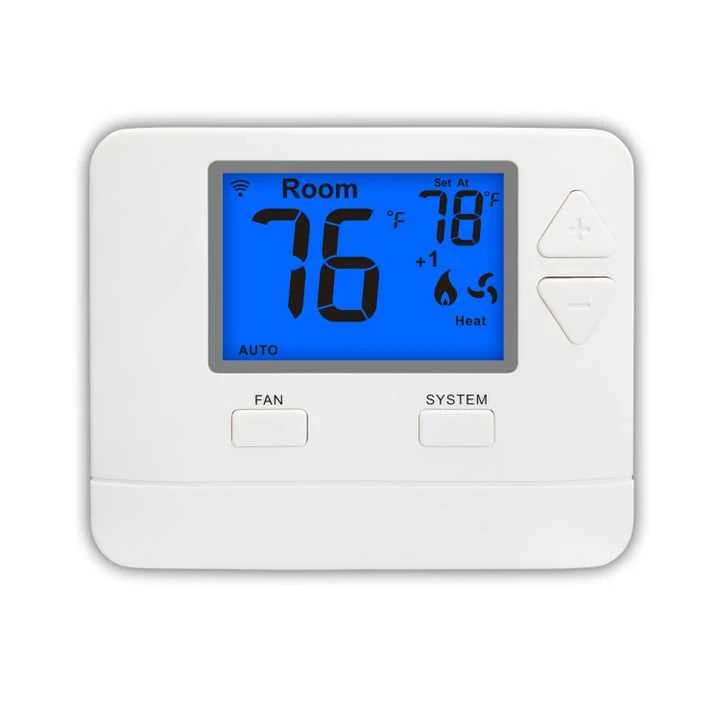 STN721W WiFi heat pump thermostat with Alexa voice control and LCD