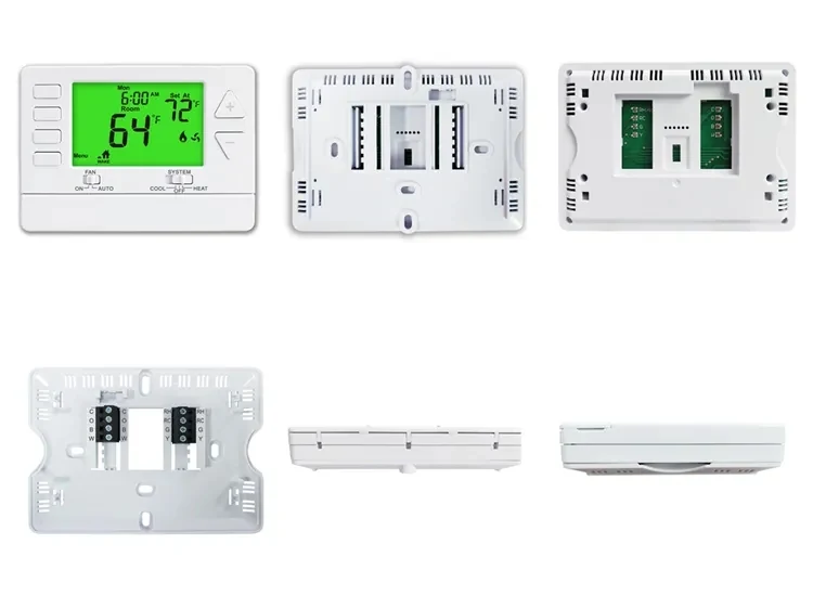 Models 3005 and 3205 24V 7 day programmable builder thermostat, view 6
