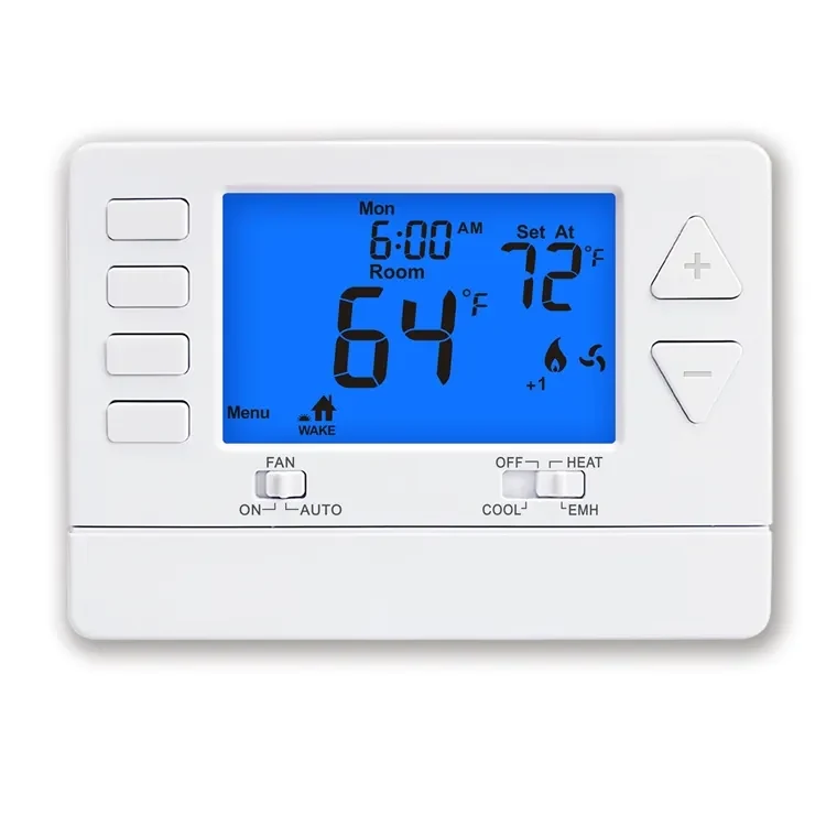 Models 3025 and 3225 programmable heat pump builder thermostat