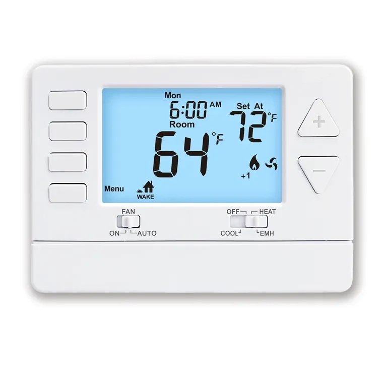 Models 3025 and 3225 programmable heat pump builder thermostat, view 4
