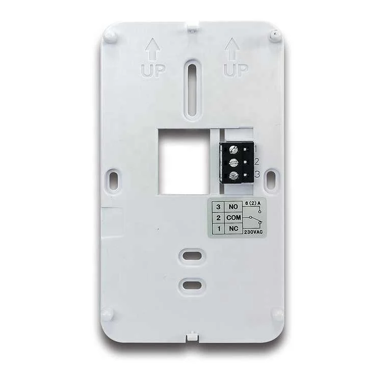 ST2602 programmable digital gas boiler thermostat front and rear views, view 9