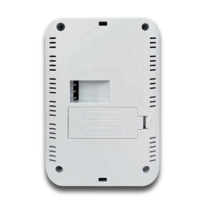 ST2602 programmable digital gas boiler thermostat front and rear views, view 10