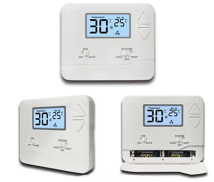 STN601 digital non-programmable air conditioner room thermostat, view 5