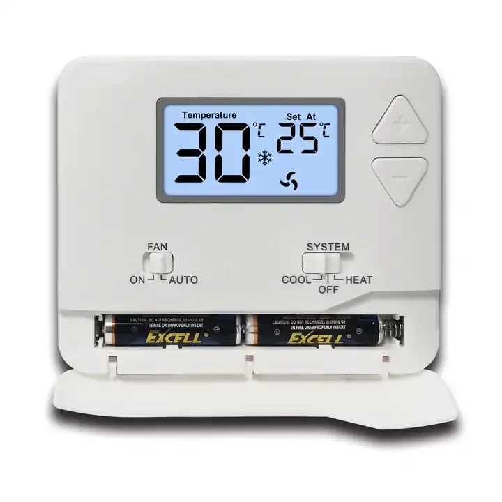 STN601 digital non-programmable air conditioner room thermostat, view 3