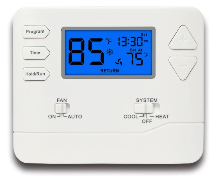 STN605 24V single stage weekly programmable air conditioner thermostat