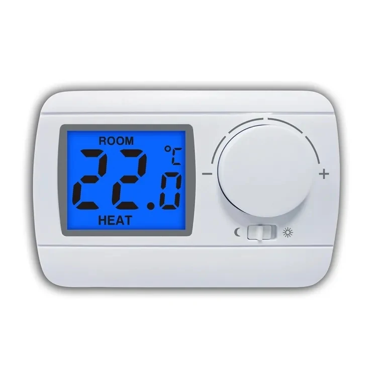 E3-H Premier 230V wired floor heating thermostat with classical dial