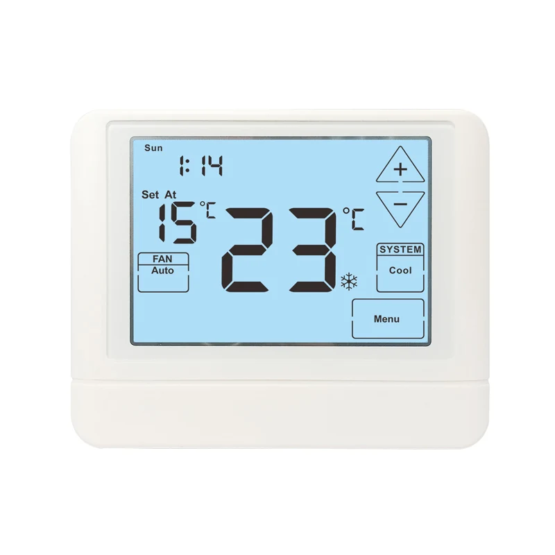 STN805 Premier programmable thermostat with large LCD and auto changeover