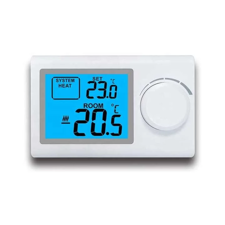 ST2401RF household wall mounted wireless boiler thermostat with receiver, view 2