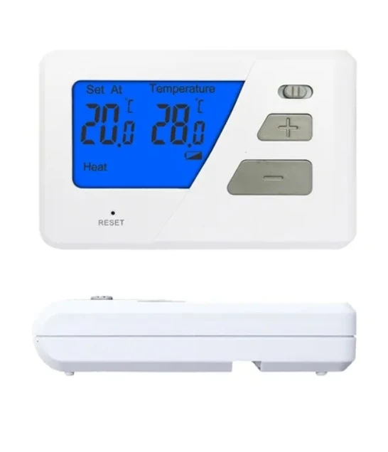 ST2305 230V wired non-programmable gas boiler thermostat with slider switch, view 6
