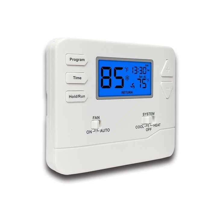 STN615 multi stage 2 heat 2 cool programmable room thermostat, view 2