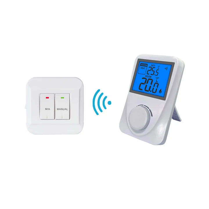 ST2601RF wireless dial room thermostat with 230V receiver unit