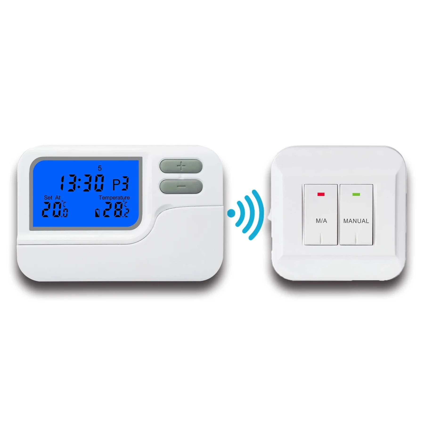 S2302RF 230V wireless 7 day programmable smart thermostat, view 2