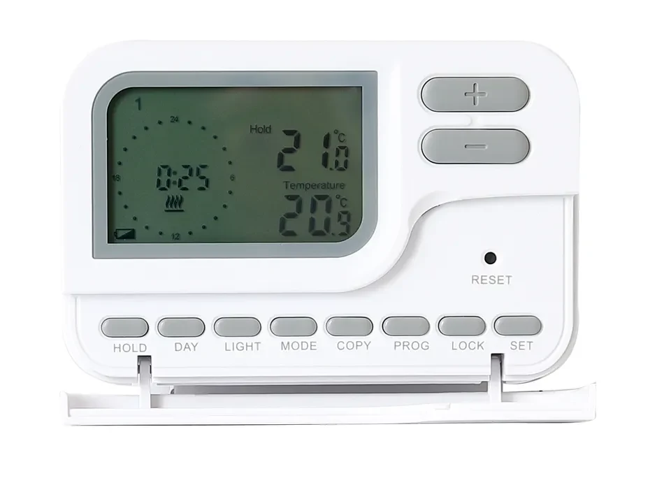 S2303RF wireless programmable boiler thermostat with LED system indicator, view 6
