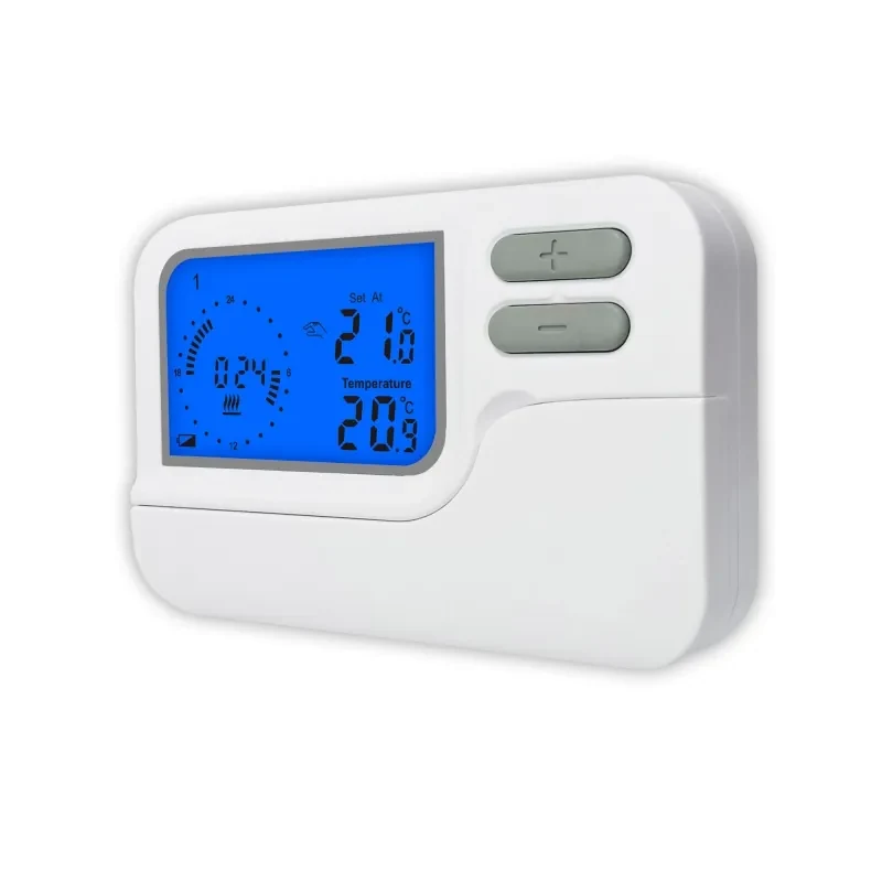 S2303RF wireless programmable boiler thermostat with LED system indicator, view 5