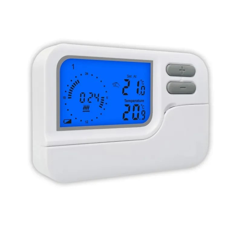 S2303RF wireless programmable boiler thermostat with LED system indicator, view 4