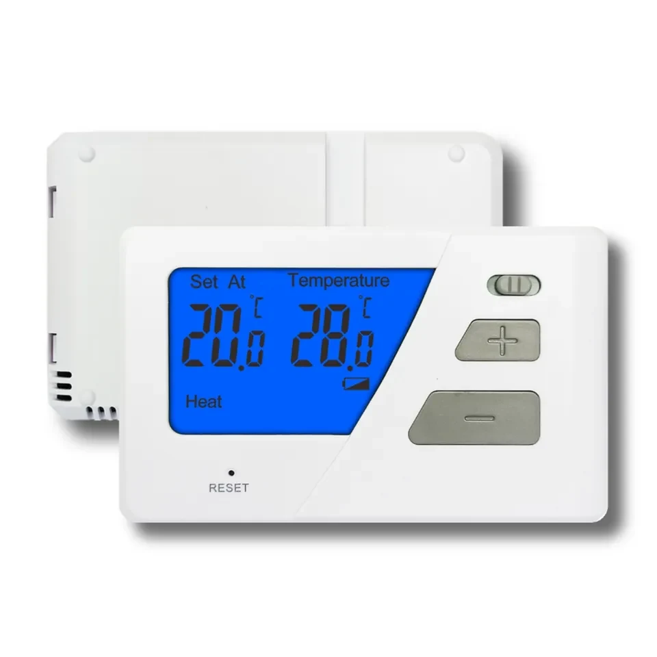 S2305 OEM 230V wired water boiler room thermostat with large push button