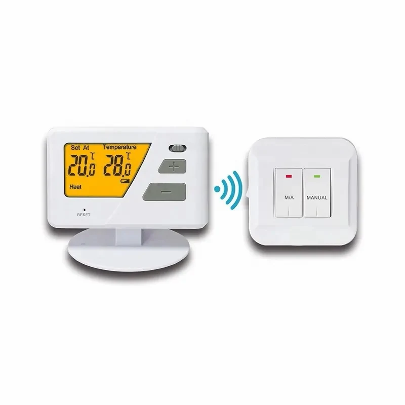 S2305RF wireless non-programmable gas boiler room thermostat, view 8
