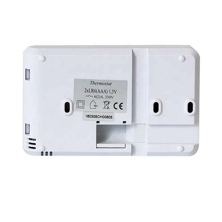 S2305 single room manual heating thermostat with slider switch and LCD, view 5