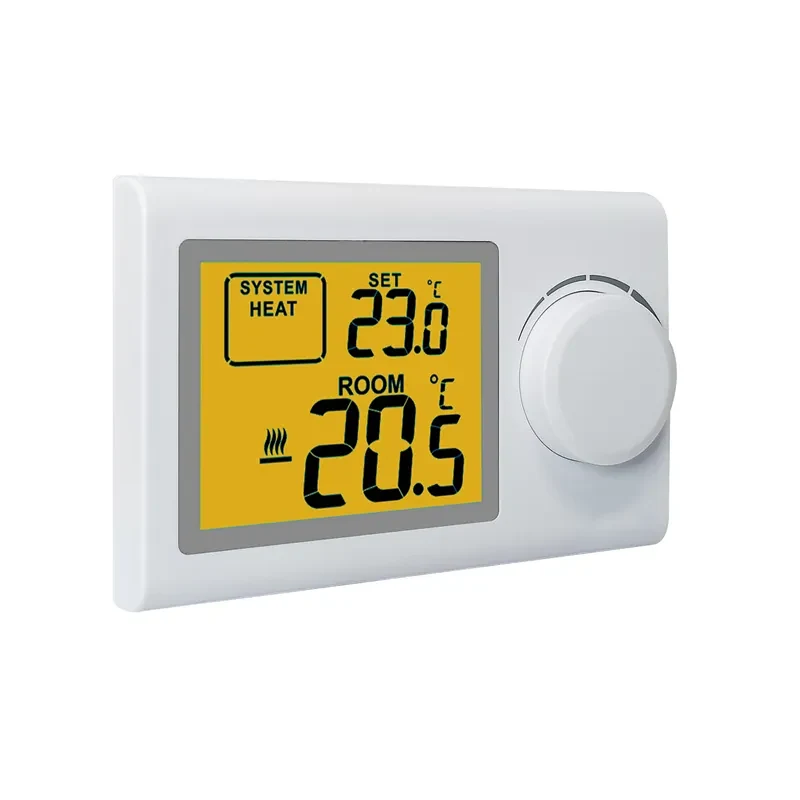 ST2401 household 230V wired non-programmable boiler thermostat with dial, view 2