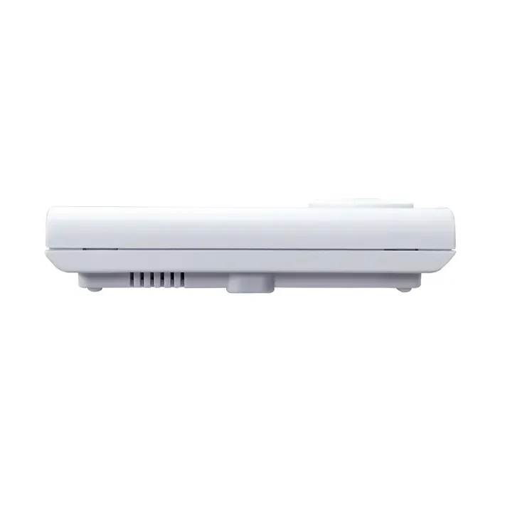 ST2403RF wireless gas boiler thermostat showing room set and floor temperature, view 5