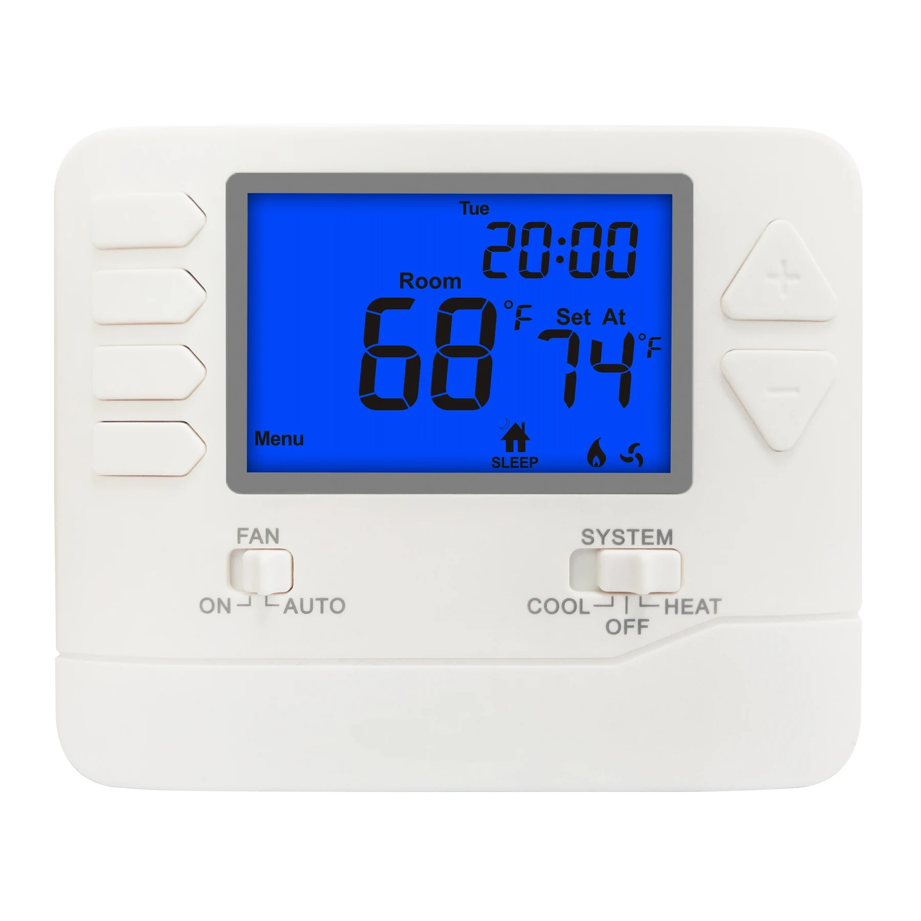 STN605 and STN705 single stage programmable wired builder thermostat