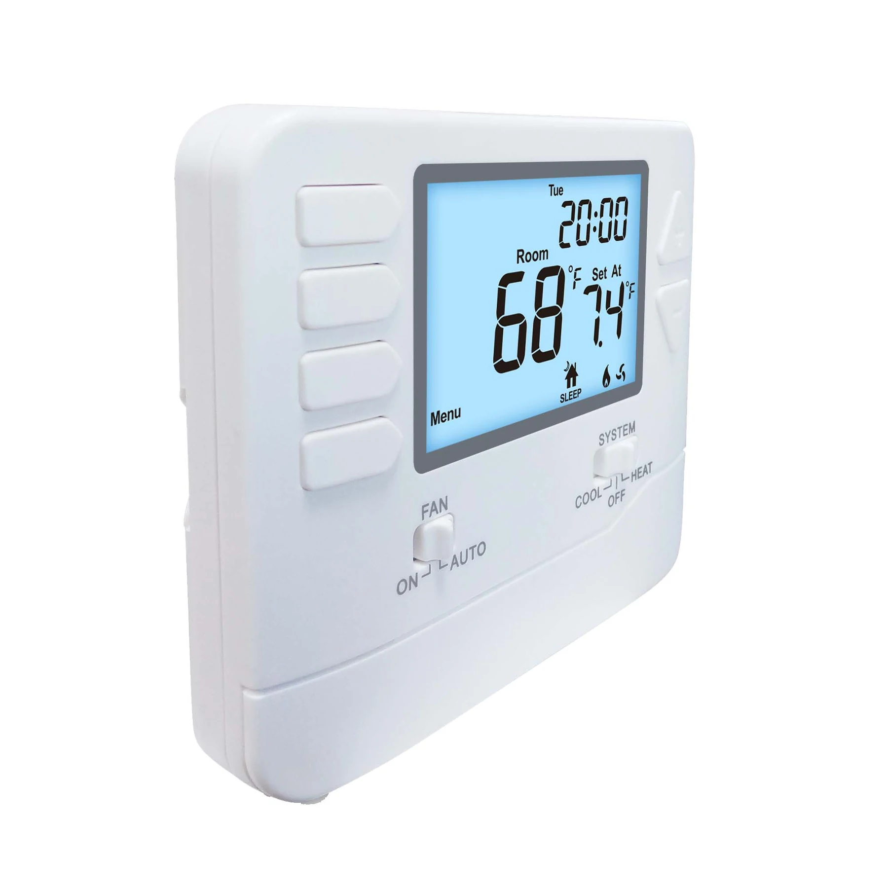 STN615 and STN715 universal multi stage wired builder thermostat, view 2