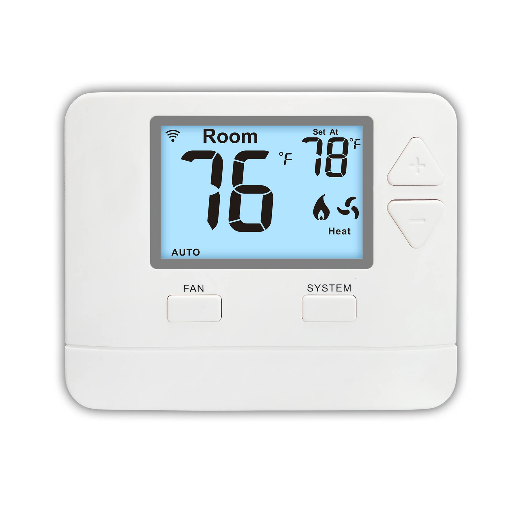 STN701W WiFi smart simple single stage thermostat, view 2