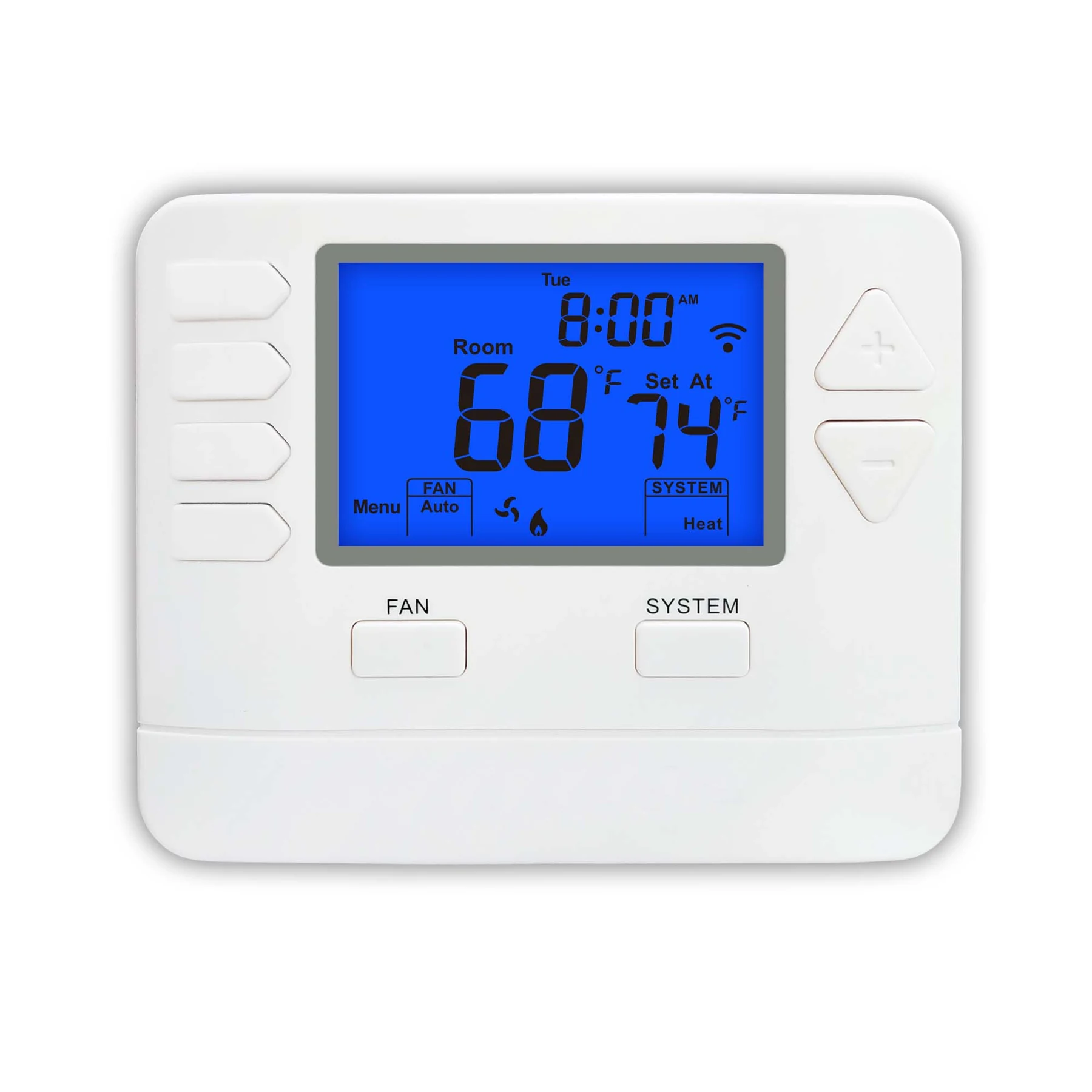 STN705W WiFi programmable air conditioner thermostat, view 4