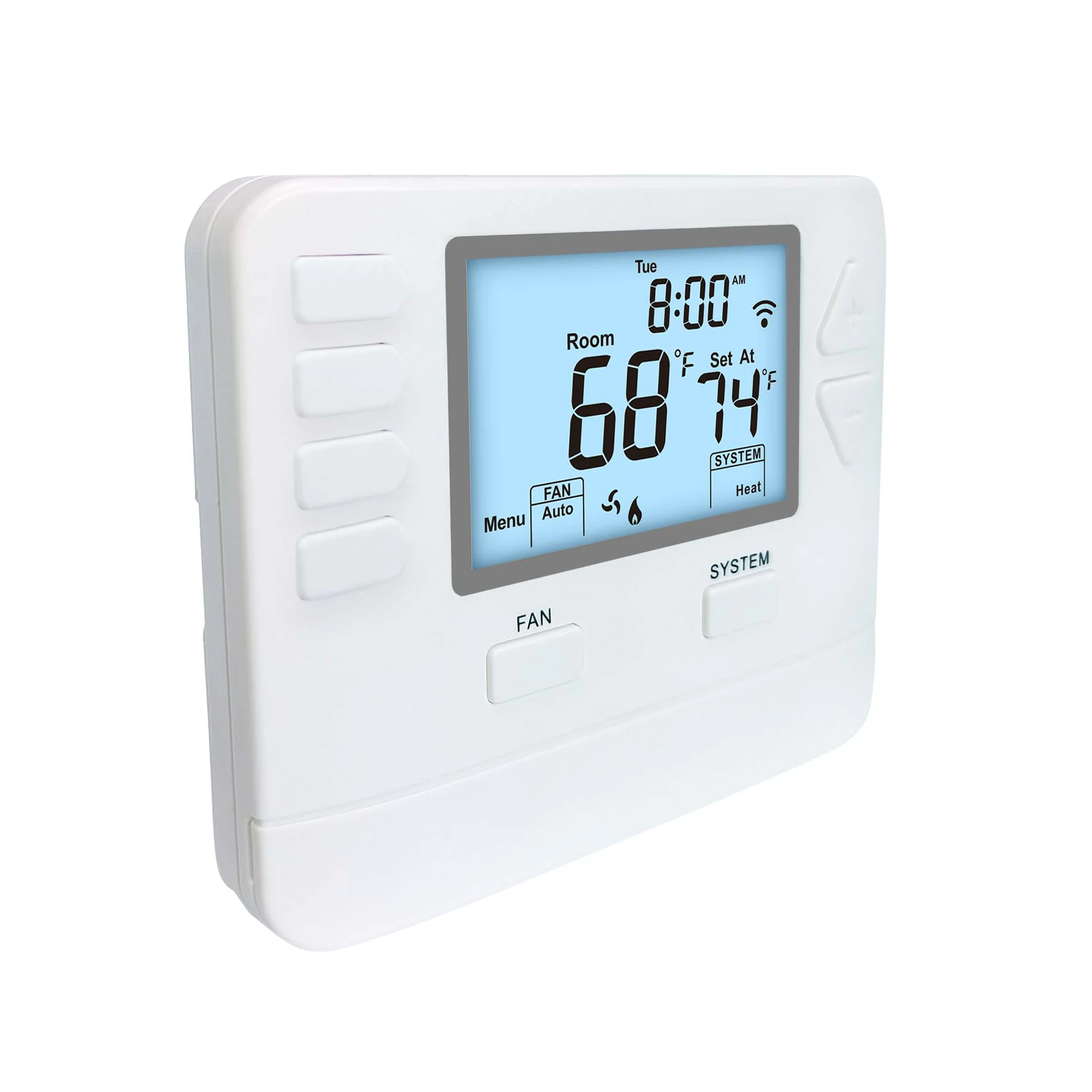 STN705W WiFi programmable air conditioner thermostat, view 2