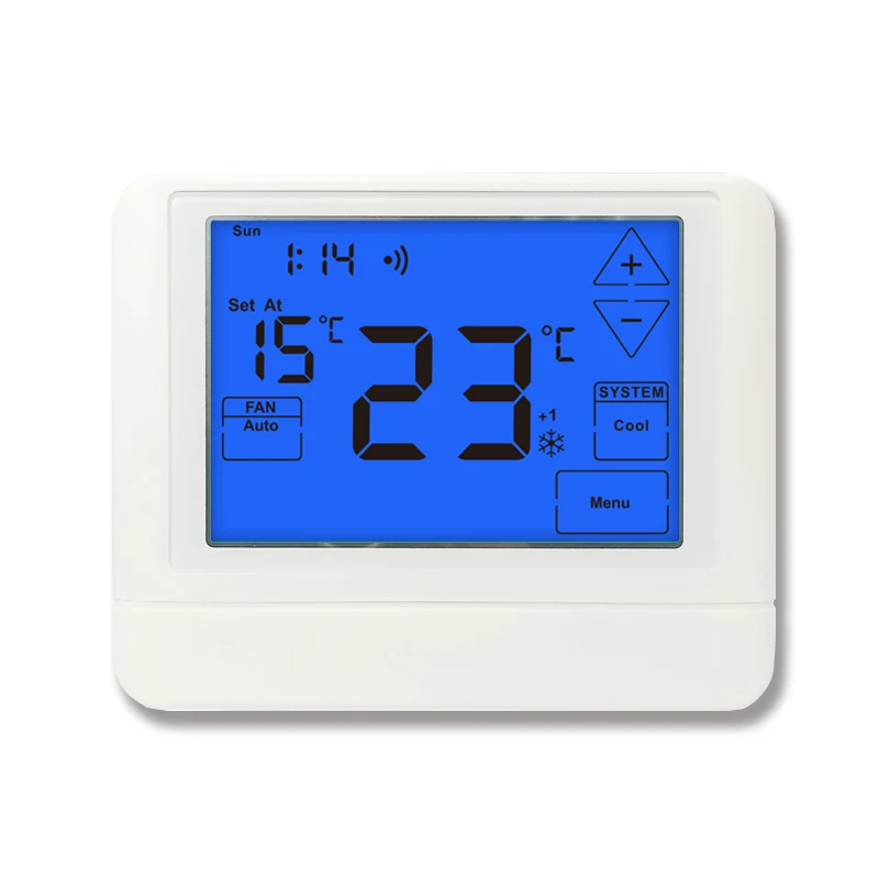 STN855W WiFi smart touchscreen universal thermostat, view 6