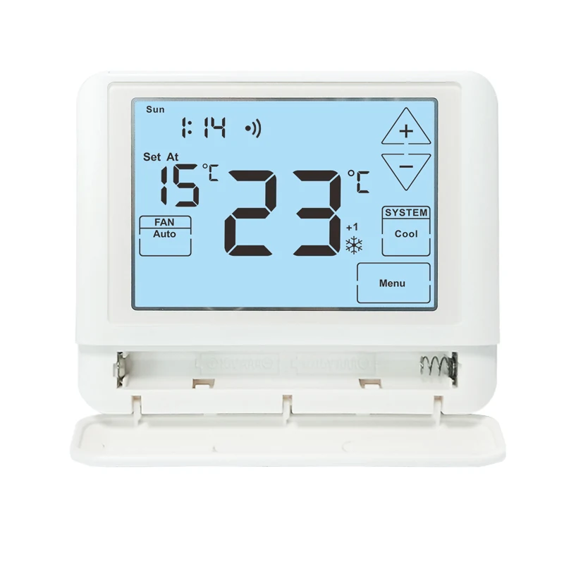 STN855W WiFi smart touchscreen universal thermostat, view 4