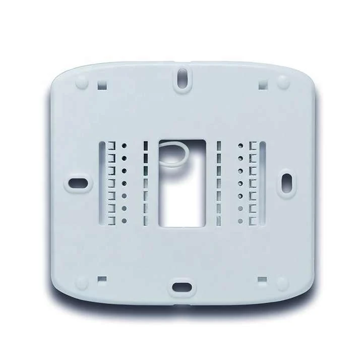 S725 wall mounted programmable heat pump thermostat with green backlit display, view 5