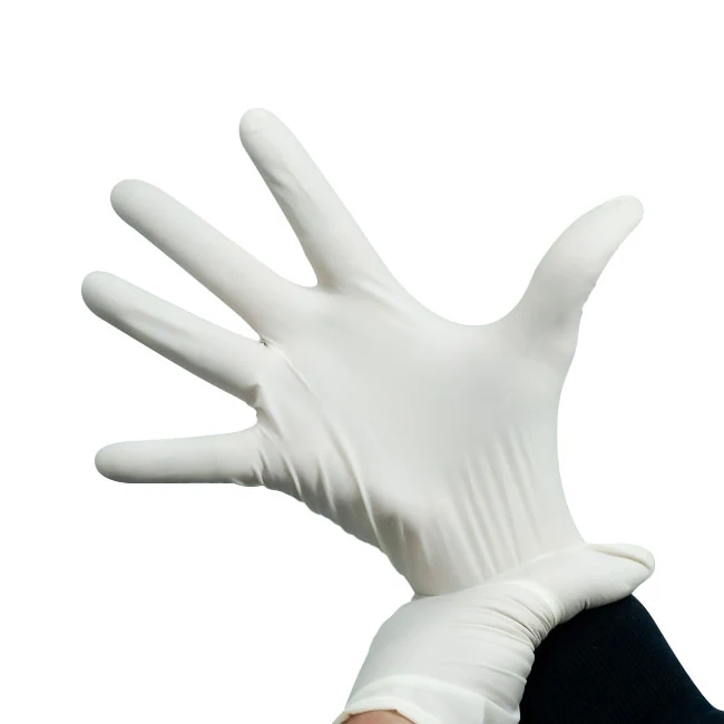 Disposable Latex Exam Glove — detail