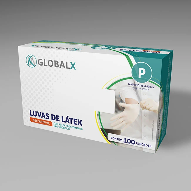 Disposable Latex Exam Glove — packaging