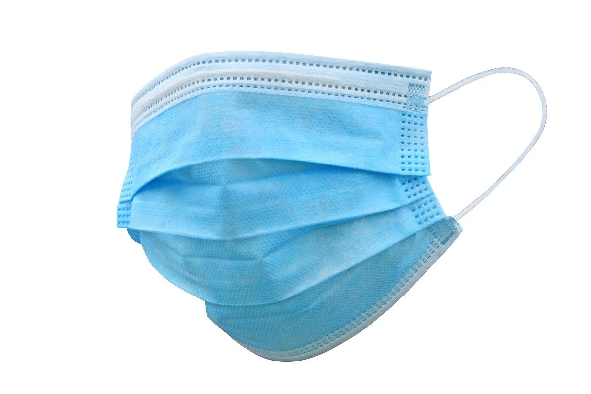 Disposable Medical Face Masks (3-ply, non-sterile) — product photograph