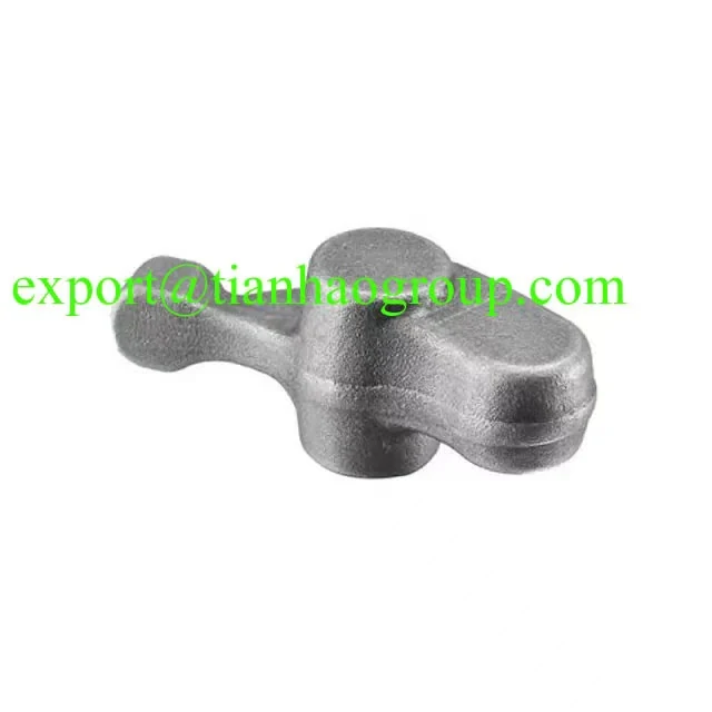 Cast steel components after cleaning