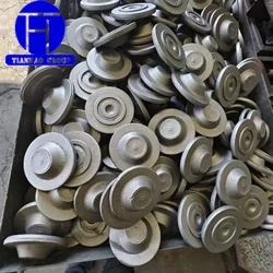 Forged steel block and disc blanks