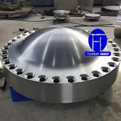 Forged flange in 42CrMo4 alloy steel