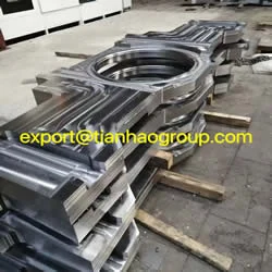 Forged drivetrain components after machining