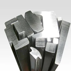 Hot extruded steel profile sections