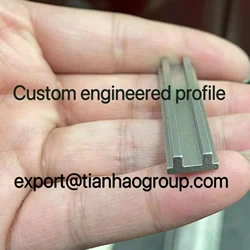 Stainless steel shaped tube section