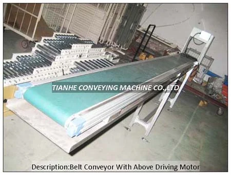 Belt Conveyor with Above Driving Motor detail view 2