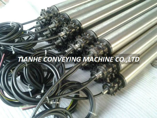 Double Sprocket 24V/48V DC Brushless Motorized Roller – DGBL DC Brushless Motor Rollers manufactured by Tianhe Conveying Machine