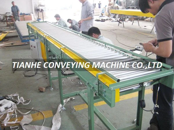 Double Sprocket Straight Roller Conveyor – Roller Conveyor Systems manufactured by Tianhe Conveying Machine